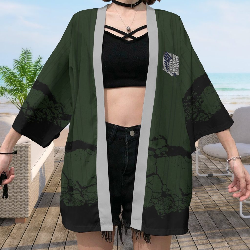 aot recon corps kimono 223597 - Anime Kimono Shop