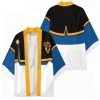 Anime Black Clover Asta Emperor Cosplay Casual Cape Coat Male 3D Digital Print Kimono Thin Robe 1 - Anime Kimono Shop