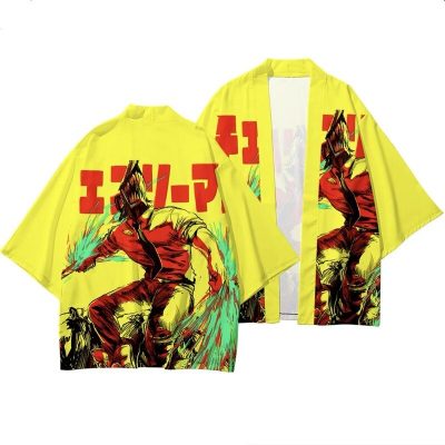 Chainsaw Man 3D Printing Kimono Haori Men Women Cardigan Traditional Japanese Clothing Asian Clothes 2 - Anime Kimono Shop