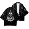 Sword Art Online Kirigaya Kazuto Kimono Cosplay Shirt 3D Print Japan Samurai Cardigan Women Men Haori 1 - Anime Kimono Shop